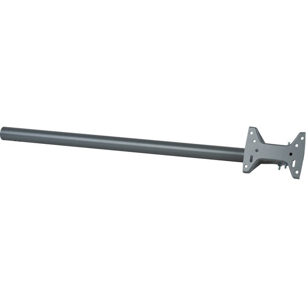 Main product image for 39" Gray Steel Antenna J-Pipe with Steel Mounting Plate210-539